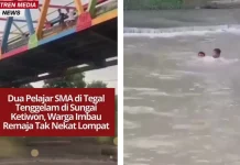 Dua Pelajar SMA di Tegal Tenggelam di Sungai Ketiwon, Warga Imbau Remaja Tak Nekat Lompat