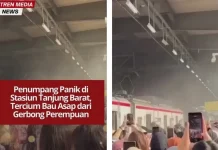 Penumpang Panik di Stasiun Tanjung Barat, Tercium Bau Asap dari Gerbong Perempuan