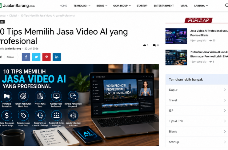 10 Tips Memilih Jasa Video AI yang Profesional 10 Tips Memilih Jasa Video AI yang Profesional
