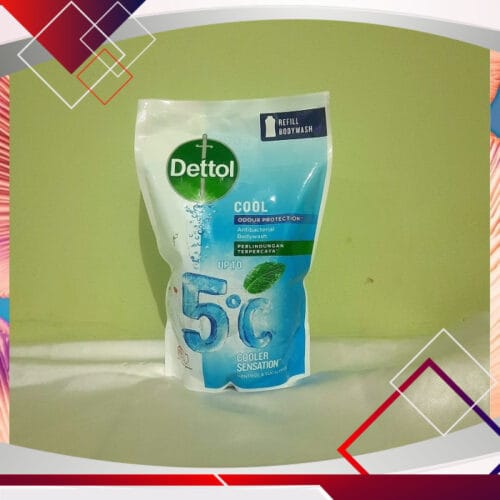 Dettol Refill Antibacterial Body Wash Cool 410ml "