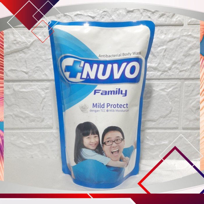 Nuvo Refill Body Wash Family Mild Protect 450ml