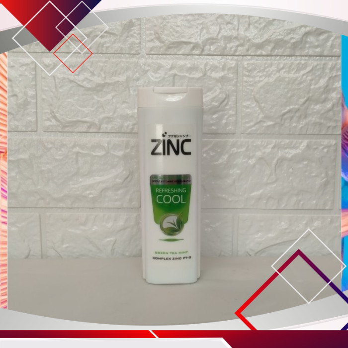 Zinc Shampoo Refreshing Cool Green Tea Mint 170ml