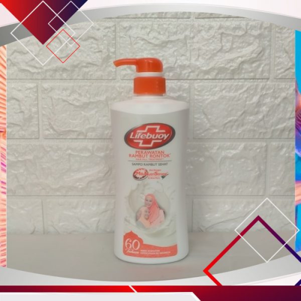 Lifebuoy Shampoo Pump Perawatan Rambut Rontok Merah 680ml