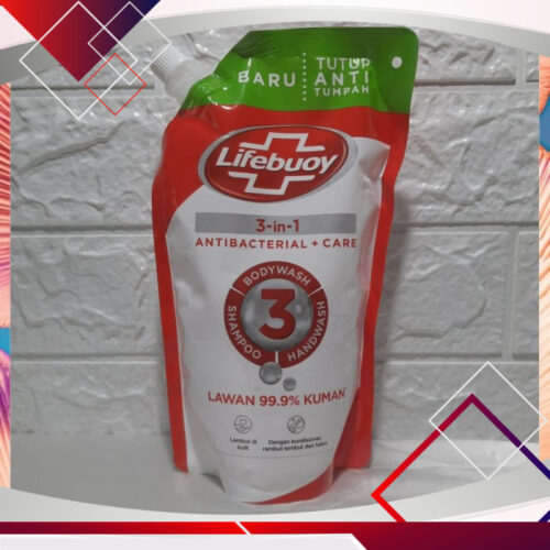 Lifebuoy Refill 3 in 1 Antibacterial + Care 450ml "