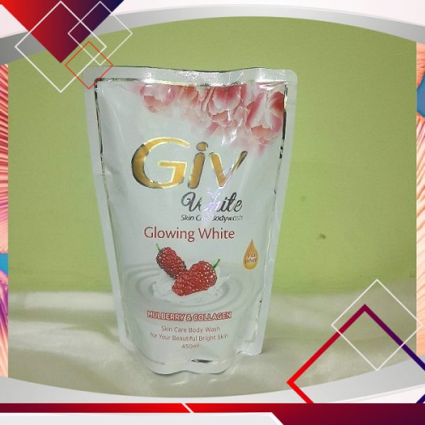 Giv Refill Body Wash Glowing White Mulberry & Collagen 450ml