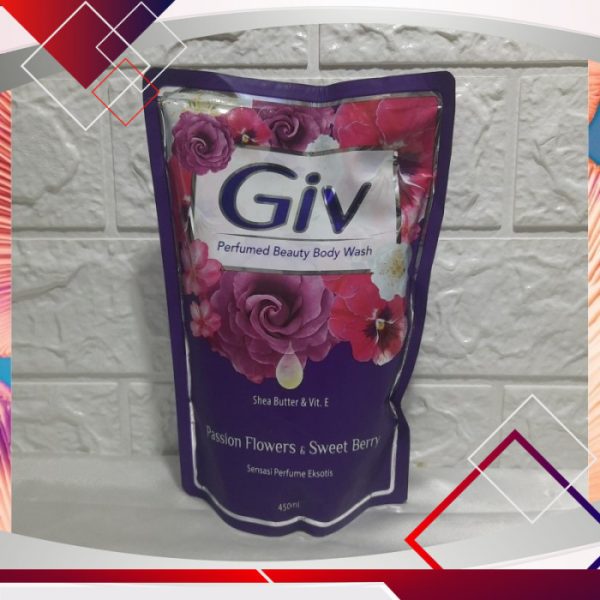 Giv Refill Body Wash Passion Flowers & Sweet Berry 400ml