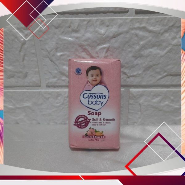 Cussons Baby Soap Soft & Smooth Almond & Rose Oil 75gr
