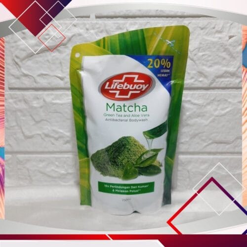 Lifebuoy Refill Body Wash Matcha Green Tea and Aloe Vera 250ml "