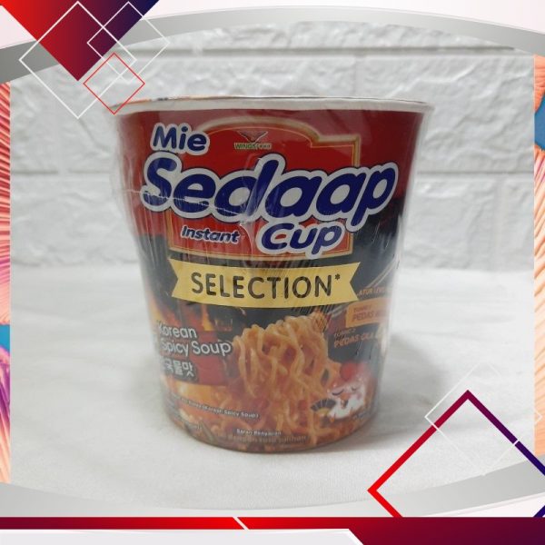 Mie Sedap Cup Selection Korean Spicy Soup 75gr .
