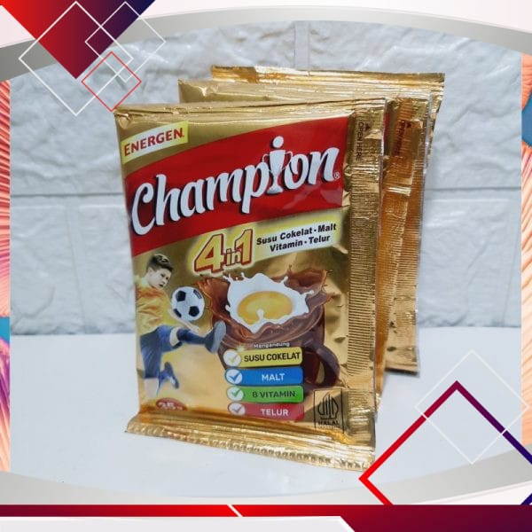 Energen Champion 4 in 1 35gr Isi 10pcs .