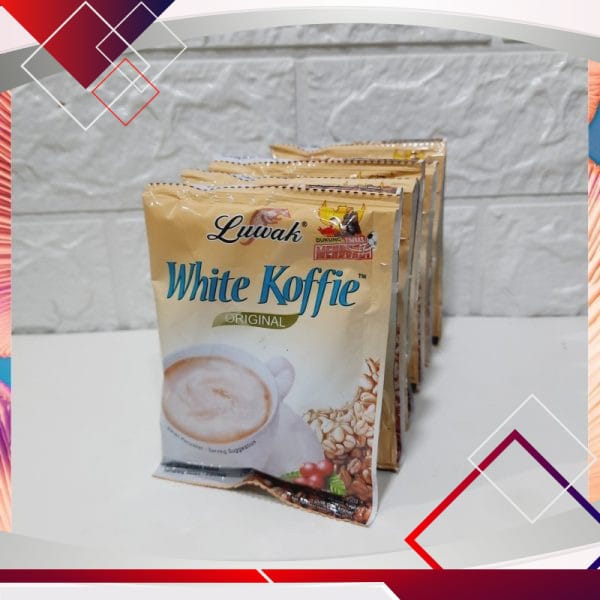 Luwak White Koffie Original 1 Renceng 20gr x 10pcs .