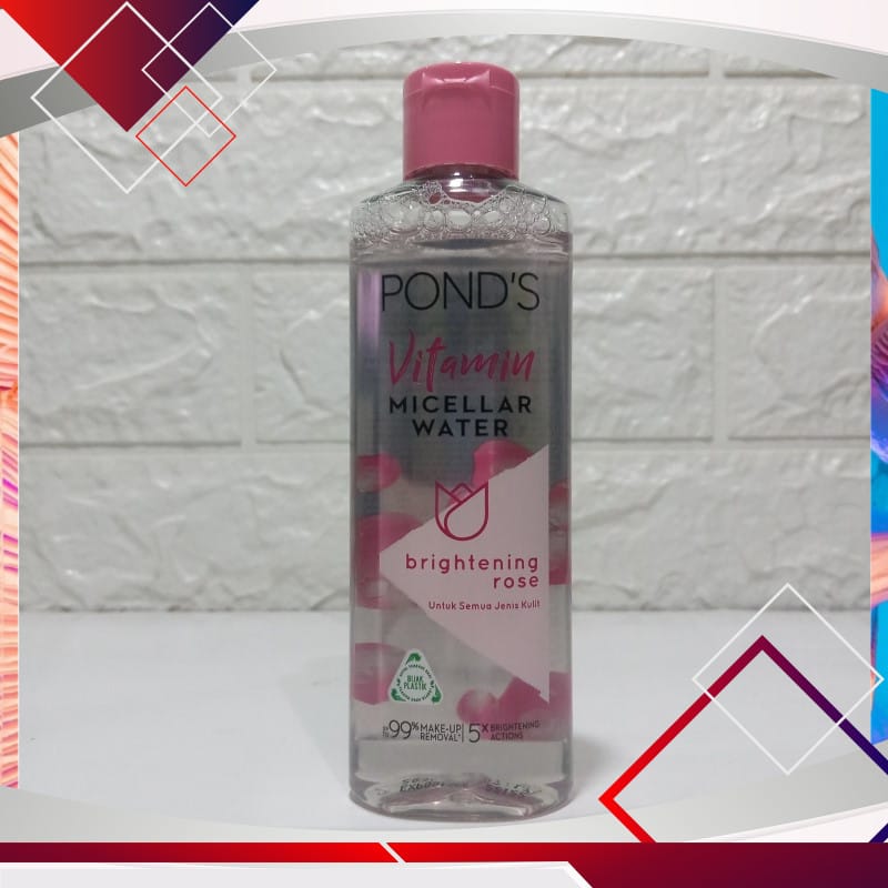 Ponds Vitamin Micellar Water Brightening Rose 100ml .
