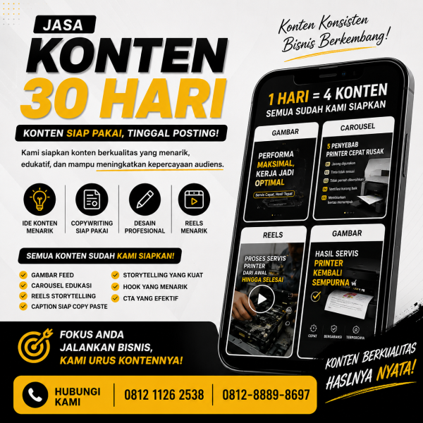 30 Hari Jasa Ngonten