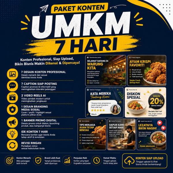 Jasa Desain Banner UMKM Profesional